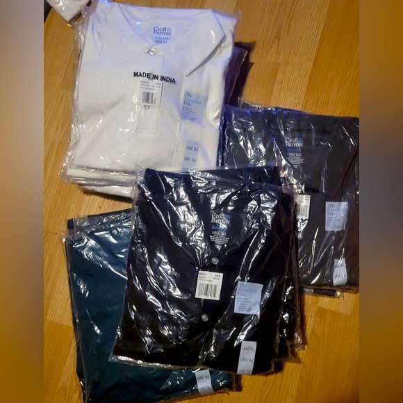 325 Lot Croft & Barrow® Polo t-shirts LT-3XLT. Brand NWT. Need gone make offer!!